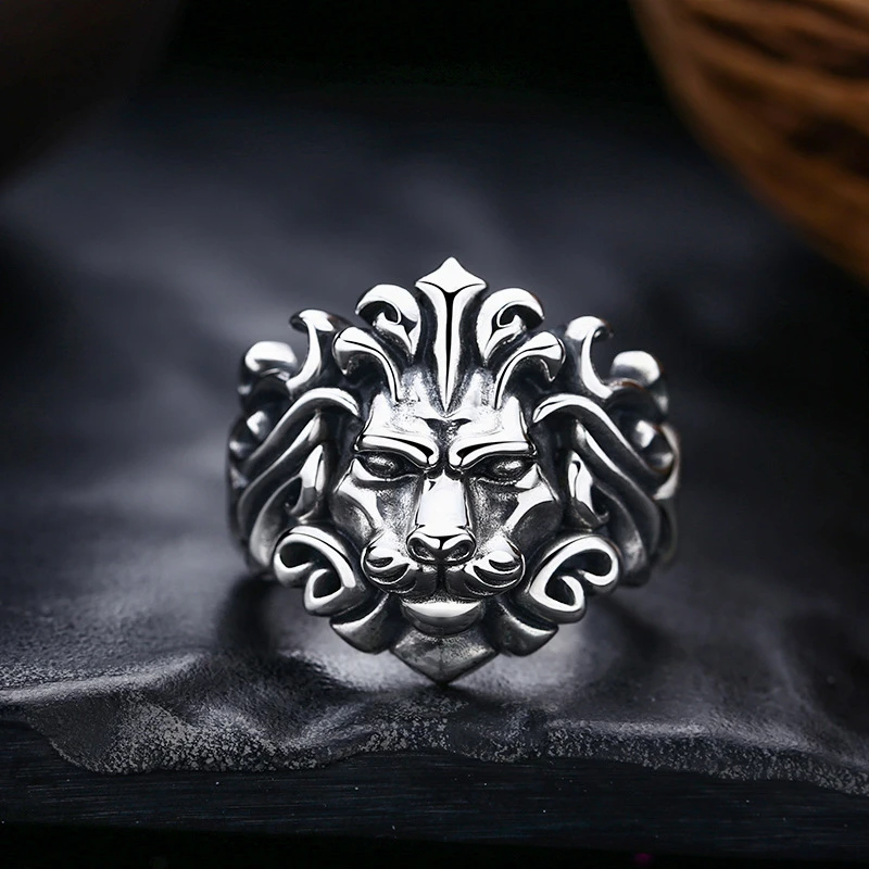 Bague Tête De Lion Ajustable 2 Bague Tête De Lion Ajustable – Image 2