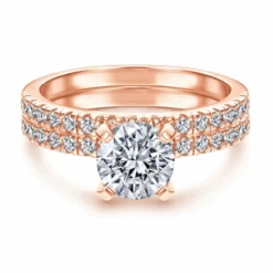 Bague De Fiançailles Or Rose: Chic En Rose