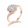 Bague De Fiançailles Or Rose: Éclat Subtil