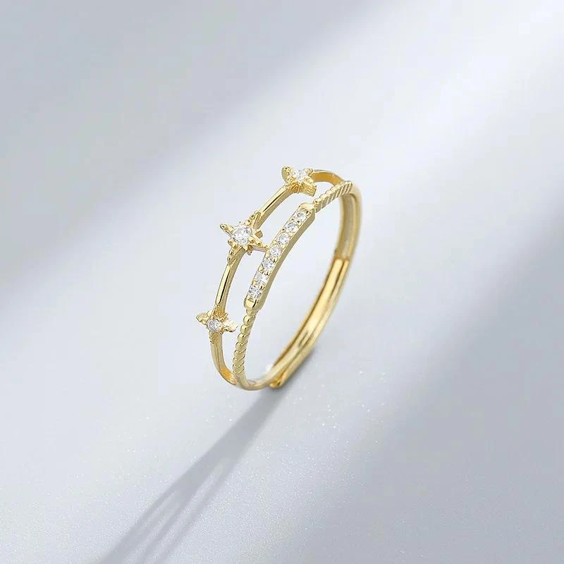 Bague De Luxe Ajustable Pour Femme - Accessoire Chic 3 Bague De Luxe Ajustable Pour Femme - Accessoire Chic – Image 3