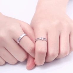 Bague De Mariage : Éternité Romantique -Samfuryus Soldes Boutique Bague de Mariage Eternite Romantique