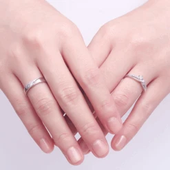 Bague De Mariage : Éternité Romantique -Samfuryus Soldes Boutique Bague de Mariage Eternite Romantique 1