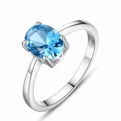 Bague De Mariage Pour Femme En Topaz Élégante