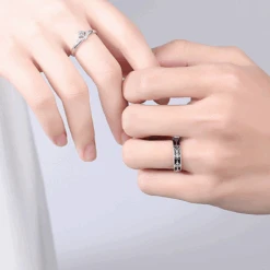Bague De Promesse: Lien Inaltérable -Samfuryus Soldes Boutique Bague de Promesse Lien Inalterable