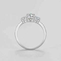 Bague De Promesse En Zircon Pour Femme -Samfuryus Soldes Boutique Bague de Promesse en Zircon pour Femme 2