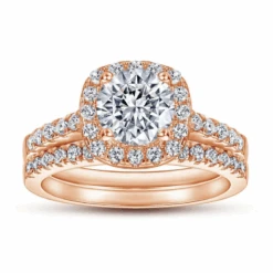 Bague De Promesse Pour Femme Or Rose (Plaqué Rose)