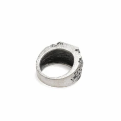 Bague De Tête De Mort Luxe En Argent 7 Bague De Tête De Mort Luxe En Argent -Samfuryus Soldes Boutique Bague de Tete de Mort Luxe en Argent 3