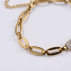 Bracelet Acier Inoxydable Femme : Design Exquis -Samfuryus Soldes Boutique Bracelet Acier Femme Design Exquis 2