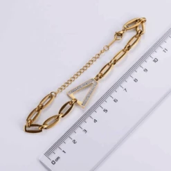 Bracelet Acier Inoxydable Femme : Design Exquis -Samfuryus Soldes Boutique Bracelet Acier Femme Design Exquis 4