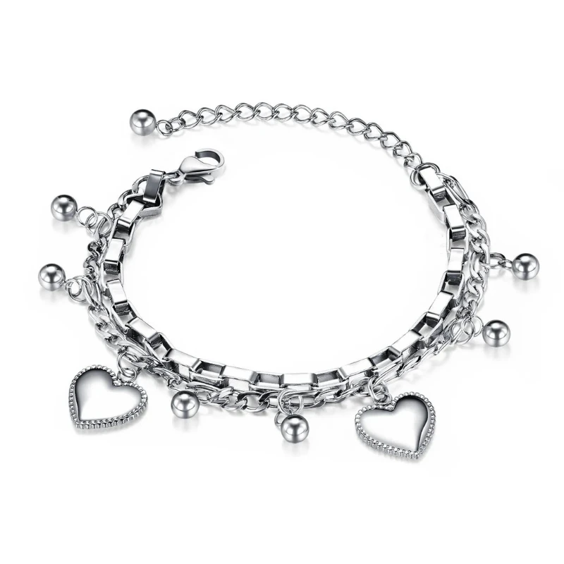Bracelet Acier Inoxydable Femme : Élégance Moderne 1 Bracelet Acier Inoxydable Femme : Élégance Moderne