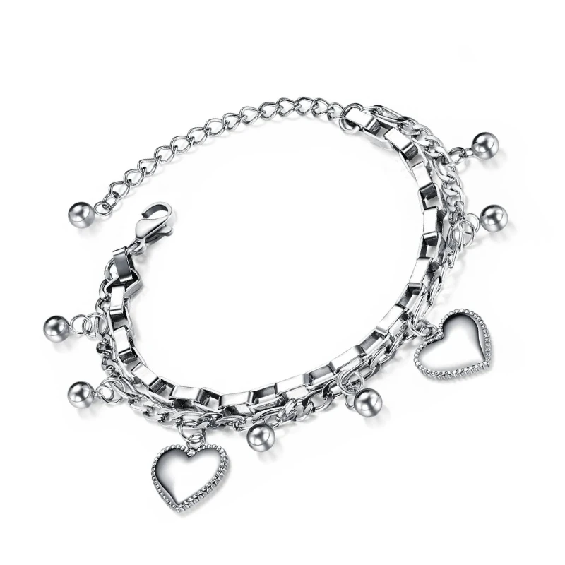 Bracelet Acier Inoxydable Femme : Élégance Moderne 2 Bracelet Acier Inoxydable Femme : Élégance Moderne – Image 2