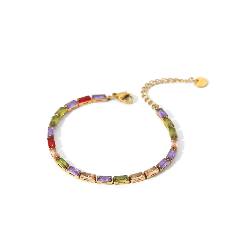 Bracelet Acier Inoxydable Femme : Féminité Éclatante 2 Bracelet Acier Inoxydable Femme : Féminité Éclatante – Image 2