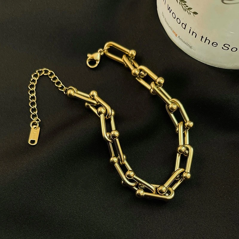 Bracelet Acier Inoxydable Femme : Harmonie Et Style 3 Bracelet Acier Inoxydable Femme : Harmonie Et Style – Image 3