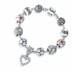 Bracelet Argent Femme: Brillant Et Chic -Samfuryus Soldes Boutique Bracelet Argent Femme Brillant et Chic 2