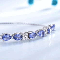 Bracelet Argent Femme: Éclat Délicat -Samfuryus Soldes Boutique Bracelet Argent Femme Eclat Delicat 2