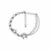Bracelet Argent Femme: Perle Métallique