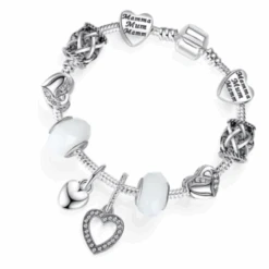 Bracelet Argent Femme: Pureté Métallique -Samfuryus Soldes Boutique Bracelet Argent Femme Purete Metallique 2