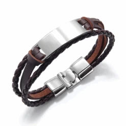 Bracelet Cuir Homme : Tendance Et Épuré