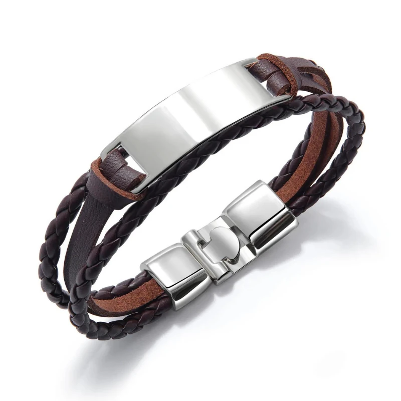 Bracelet Cuir Homme : Tendance Et Épuré 1 Bracelet Cuir Homme : Tendance Et Épuré