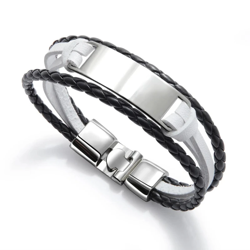 Bracelet Cuir Homme : Touche De Classe 2 Bracelet Cuir Homme : Touche De Classe – Image 2