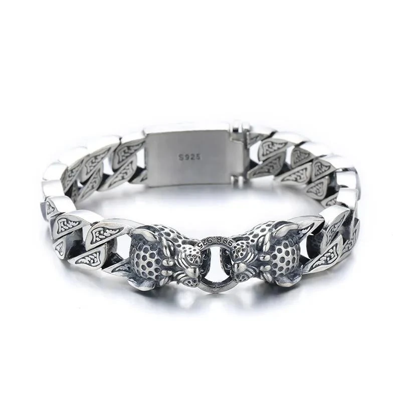 Bracelet Homme Argent Chic 1 Bracelet Homme Argent Chic