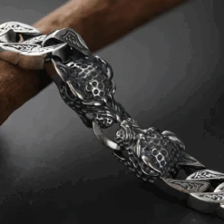 Bracelet Homme Argent Chic 8 Bracelet Homme Argent Chic -Samfuryus Soldes Boutique Bracelet Homme Argent Chic 2