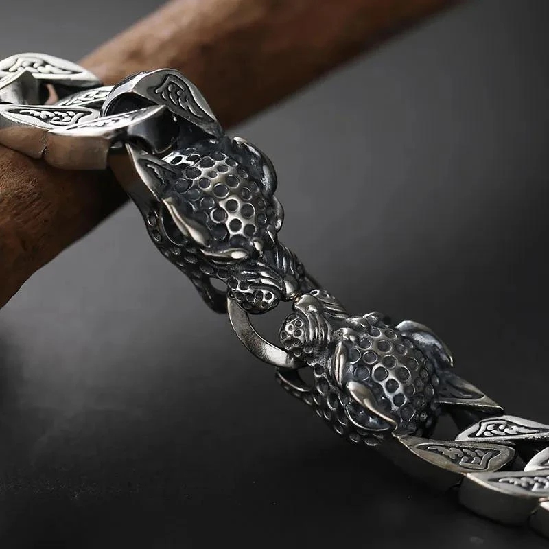 Bracelet Homme Argent Chic 4 Bracelet Homme Argent Chic – Image 4