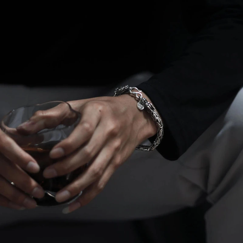 Bracelet Homme Argent Dragon 4 Bracelet Homme Argent Dragon – Image 4