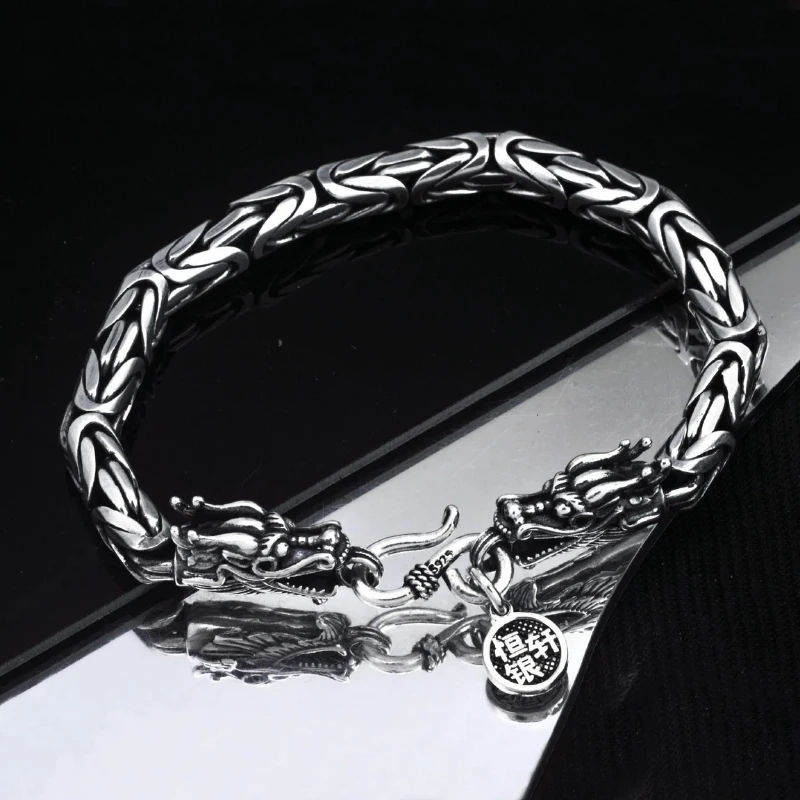 Bracelet Homme Argent Dragon 2 Bracelet Homme Argent Dragon – Image 2