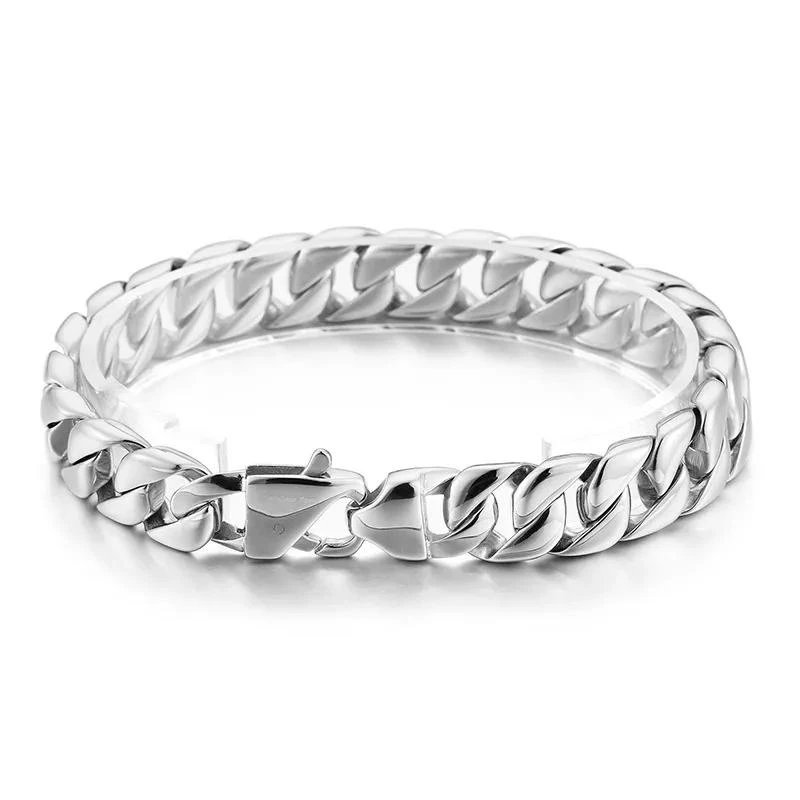 Bracelet Homme Argent Éblouissant 1 Bracelet Homme Argent Éblouissant