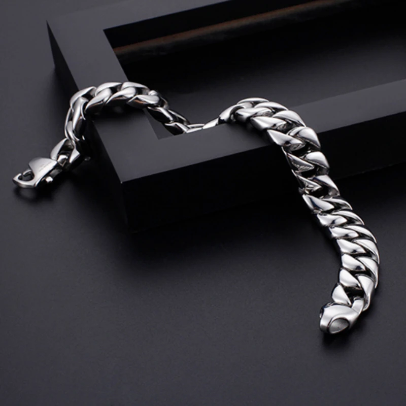 Bracelet Homme Argent Éblouissant 4 Bracelet Homme Argent Éblouissant – Image 4