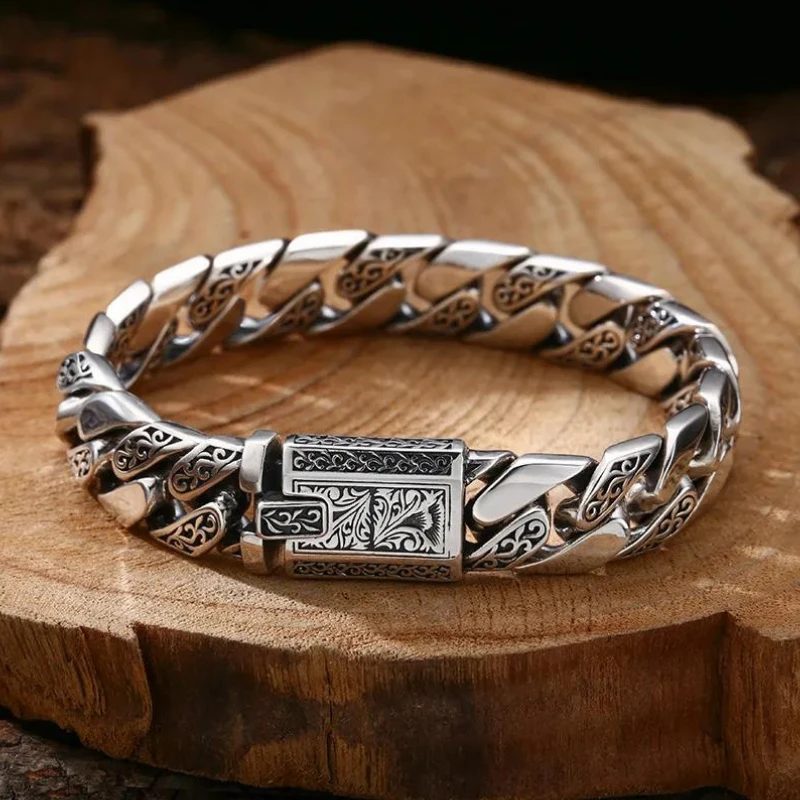 Bracelet Homme Argent Élégant 2 Bracelet Homme Argent Élégant – Image 2