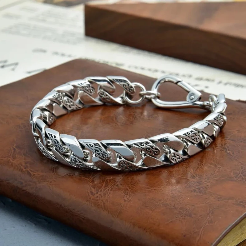 Bracelet Homme Argent Sophistiqué 2 Bracelet Homme Argent Sophistiqué – Image 2