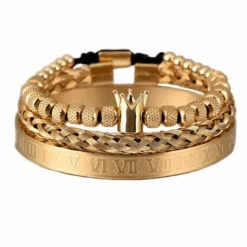 Bracelet Homme Luxe: Éclat En Or