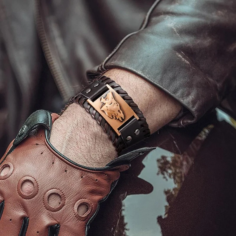 Bracelet Homme Pas Cher : Loup 5 Bracelet Homme Pas Cher : Loup – Image 5