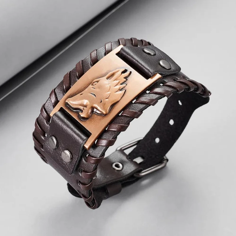 Bracelet Homme Pas Cher : Loup 2 Bracelet Homme Pas Cher : Loup – Image 2