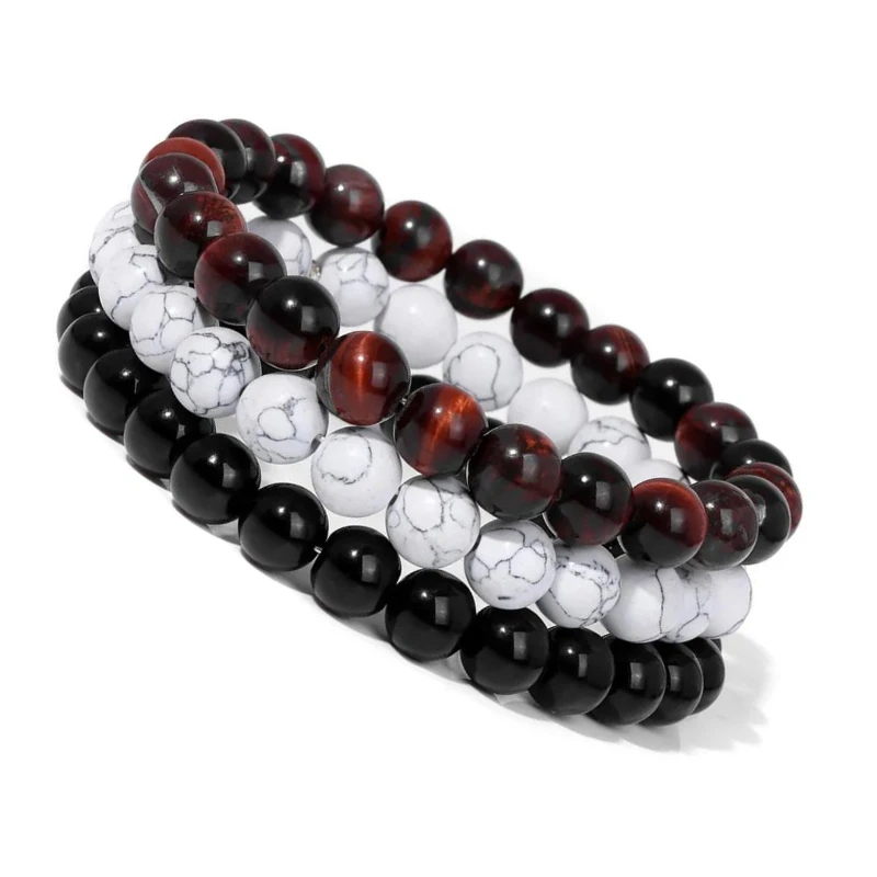 Bracelet Perle Homme : Perles Précieuses 2 Bracelet Perle Homme : Perles Précieuses – Image 2