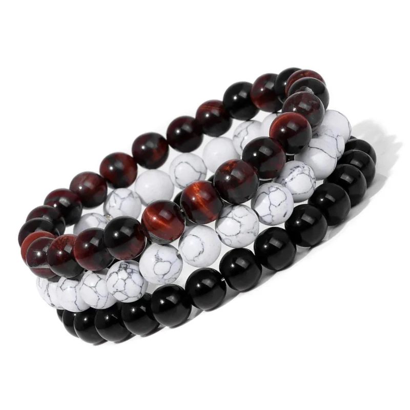 Bracelet Perle Homme : Perles Précieuses 3 Bracelet Perle Homme : Perles Précieuses – Image 3