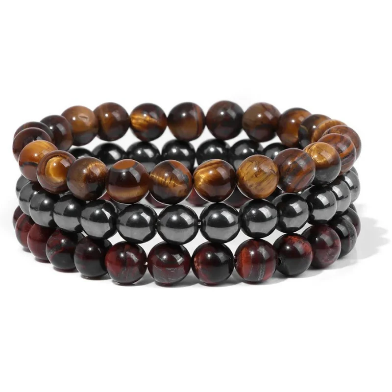 Bracelet Perle Homme : Raffinement Moderne 1 Bracelet Perle Homme : Raffinement Moderne