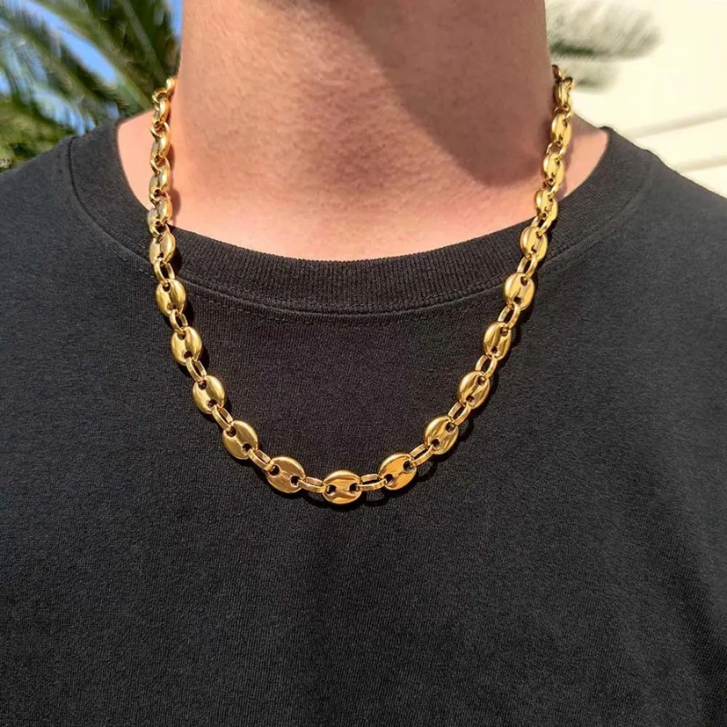 Chaîne Grain De Café Homme Design 5 Chaîne Grain De Café Homme Design – Image 5