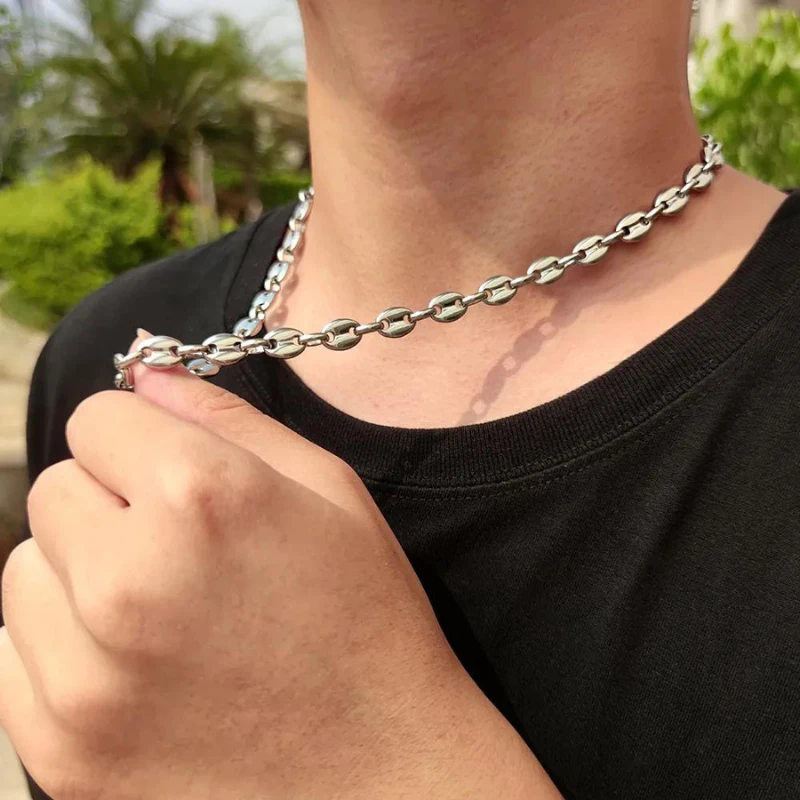 Chaîne Grain De Café Homme Unique 5 Chaîne Grain De Café Homme Unique – Image 5