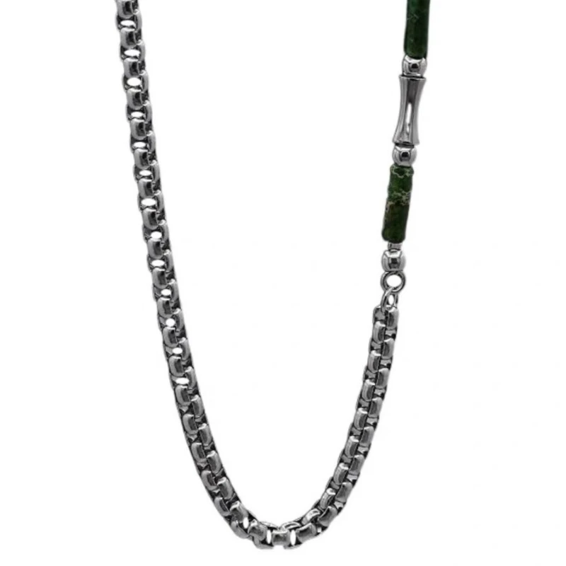 Chaîne Homme Acier Inoxydable : L'Art Du Métal 1 Chaîne Homme Acier Inoxydable : L'Art Du Métal