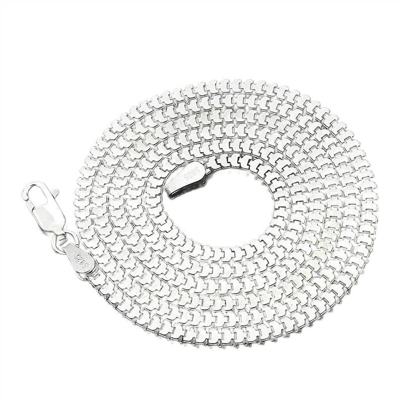 Chaîne Homme Argent Brillant 1 Chaîne Homme Argent Brillant