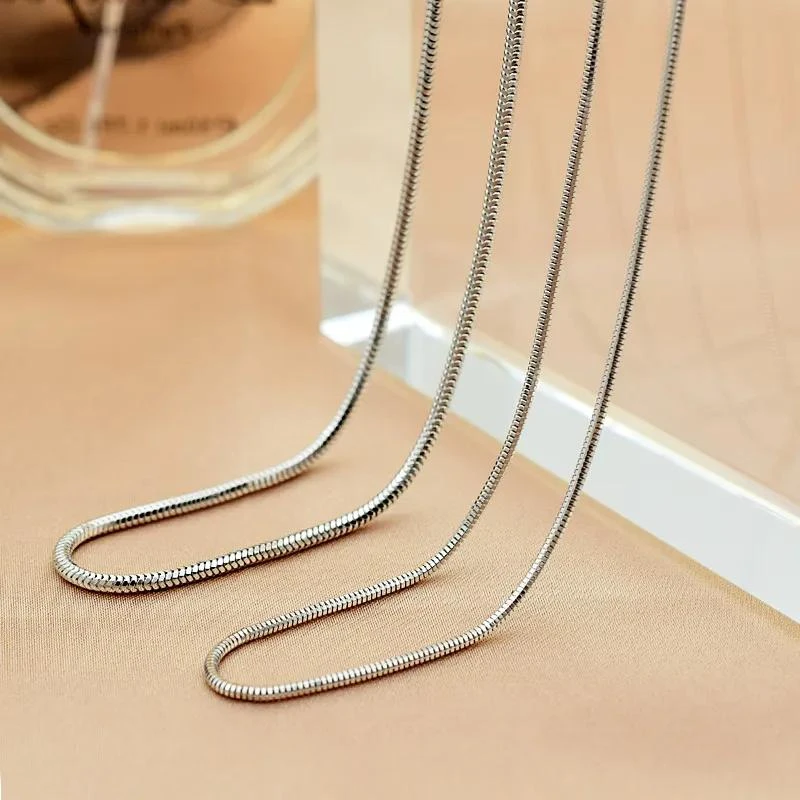 Chaîne Homme Argent Brillant 3 Chaîne Homme Argent Brillant – Image 3