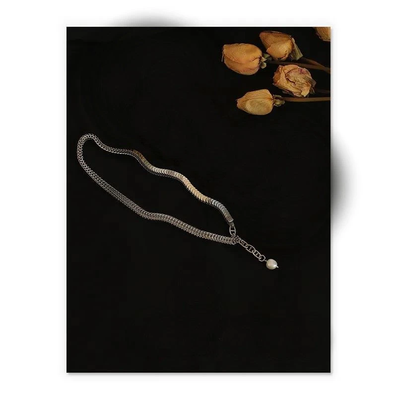 Chaîne Or Blanc Femme: Chic Moderne 2 Chaîne Or Blanc Femme: Chic Moderne – Image 2