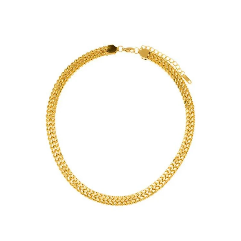 Chaîne Or Femme: Style Doré, Longueur 45 Cm 1 Chaîne Or Femme: Style Doré, Longueur 45 Cm