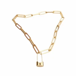 Chaîne Plaqué Or Femme: Charme Éclatant, Longueur 42 Cm