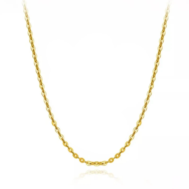 Chaîne Or Femme: Lueur Dorée, Longueur 45 Cm 2 Chaîne Or Femme: Lueur Dorée, Longueur 45 Cm – Image 2