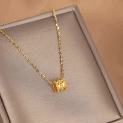 Chaîne Plaqué Or Femme: Luxe Délicat -Samfuryus Soldes Boutique Chaine Plaque Or Femme Luxe Delicat 3