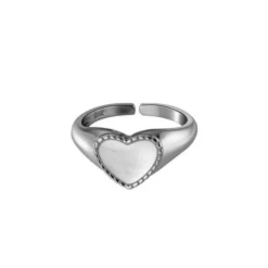 Chevalière Femme Argent : Éclat Brillant